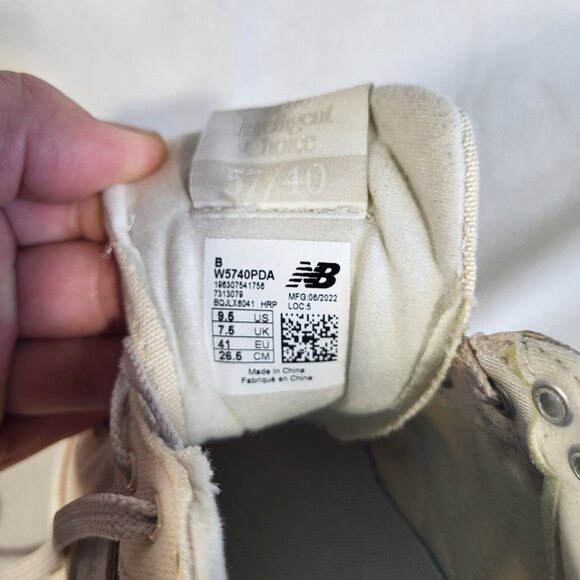 New Balance Womens 57/40 Sea Salt Incense W5740PDA - Size 9.5 - Picture 8 of 9